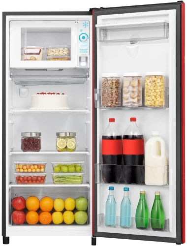 Hisense 177 L Manual Single Door Refrigerator A+ (Red Finish)