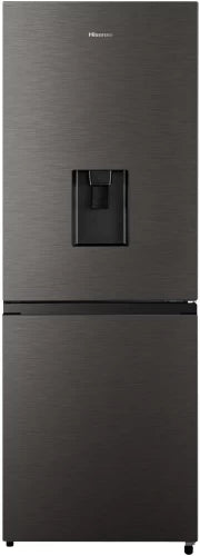 Hisense 222 L Automatic Double Door Bottom Mount Refrigerator (Titanium)