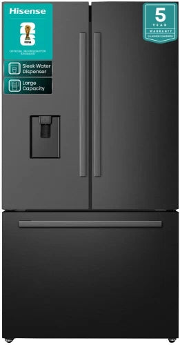 Hisense 575 L Forst Free  Automatic Triple Door Mount Refrigerator A++(Black)