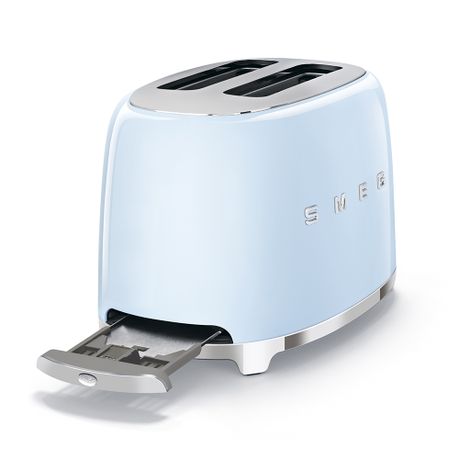 Smeg Retro 1.7 L Kettle + Retro 2 Slice Toaster - Blue