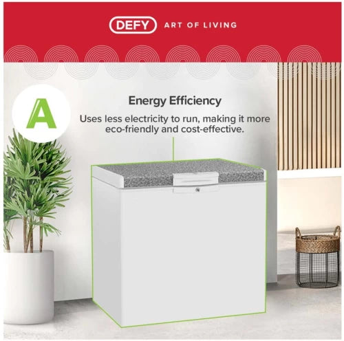 Defy 195 L Single Door Chest Freezer (White)