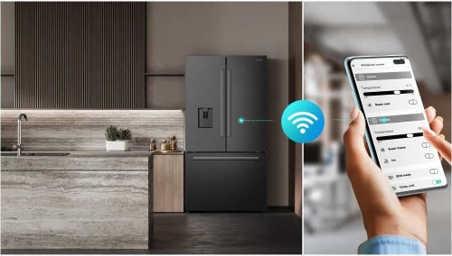 Hisense 575 L Forst Free  Automatic Triple Door Mount Refrigerator A++(Black)