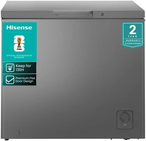 Hisense 198 L Single Door Chest Freezer (Silver)