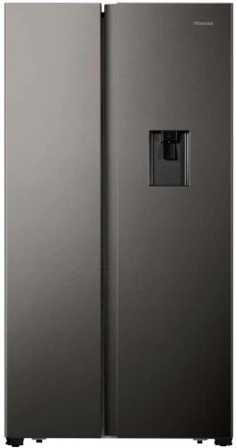 Hisense 508 L Automatic Side by Side Refrigerator A+ (Titanium Inox)