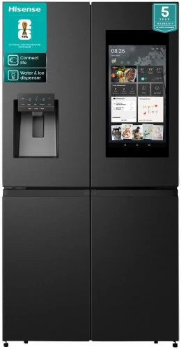 Hisense 546 L Frost Free Mutlidoor Refrigerator A+ (Black Finish)